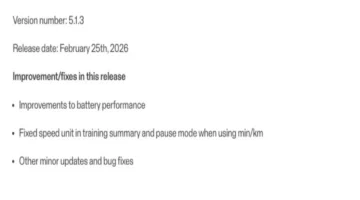 تحديث جديد يمنح مستخدمي ساعات بولار الذكية أداءً محسناً للبطارية لمدة 25H